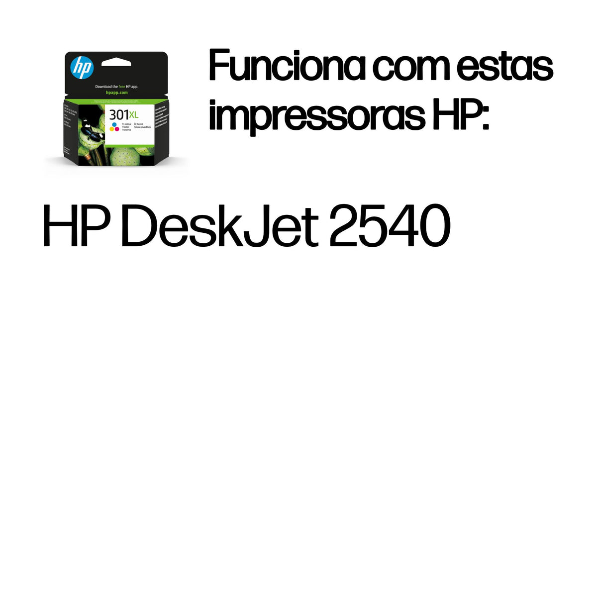 HP Ink 301XL / CH564EE C,M,e XL - imagem 3