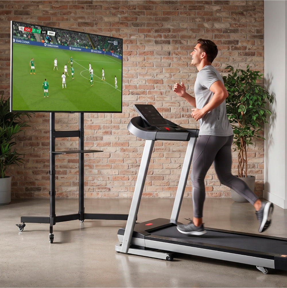 Suporte TV iggual SRTV75 suelo ruedas 32"-75" 70kg - imagem 13