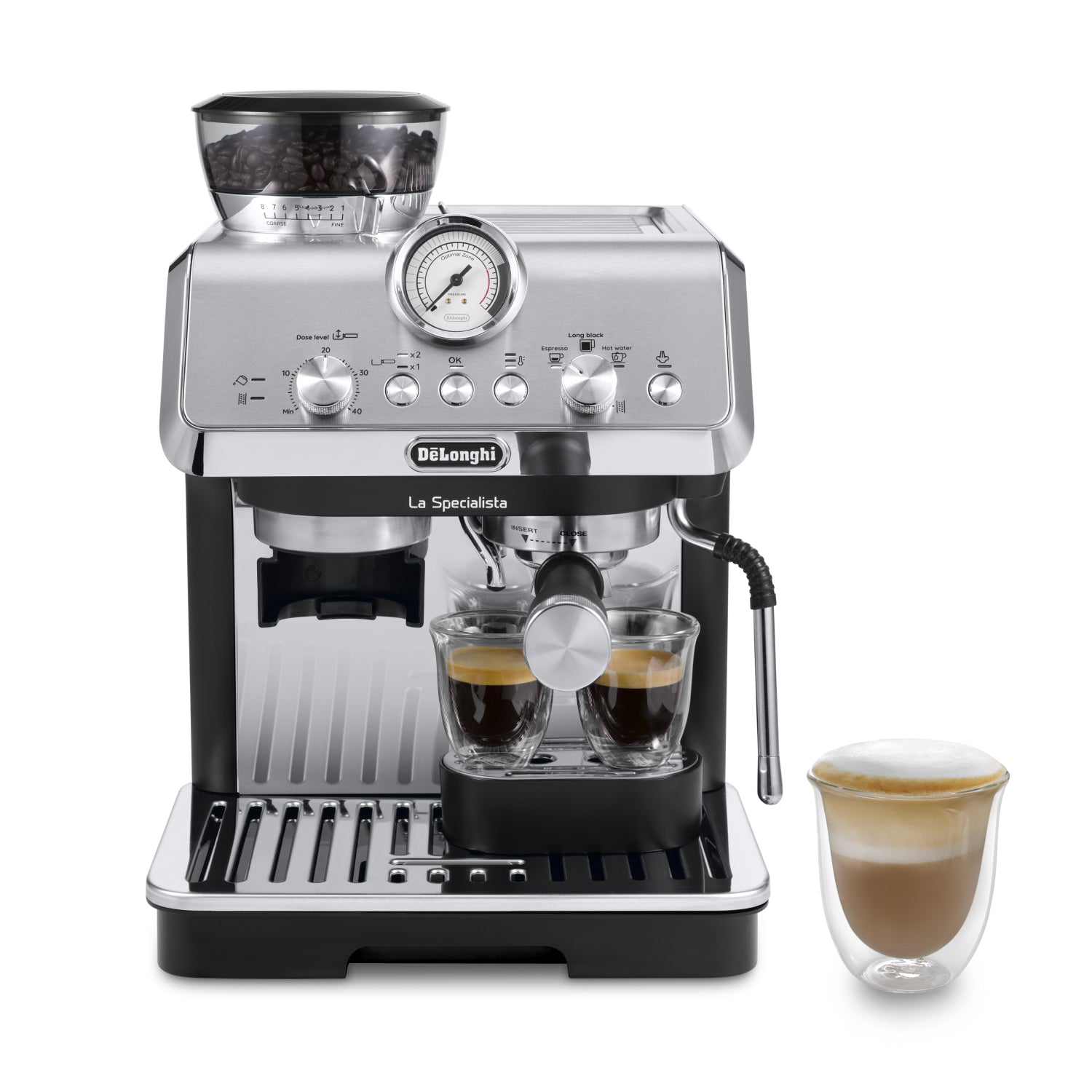Máquina de Café De’Longhi a Specialista Arte EC9155.MB / EC9155.MB preto, stainless steel Standard
