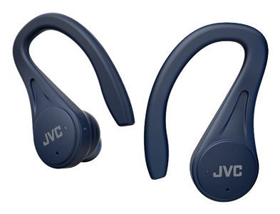 Auscultadores JVC HA-EC25T Bluetooth com Estojo de Carregamento/Duração da Bateria 7.5h/ Azul
