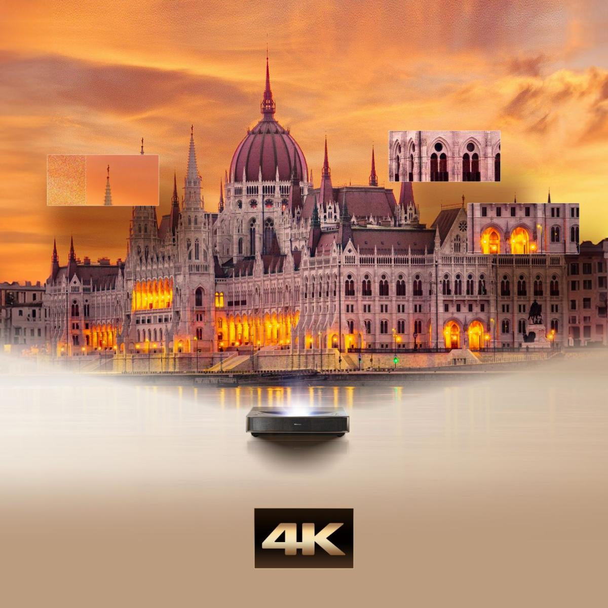 Projetor Hisense 4K Smart Laser Cinema PT1 GMG / 20016800 preto - imagem 9