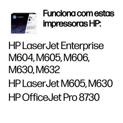 HP Toner 81A / CF281A preto - imagem 3