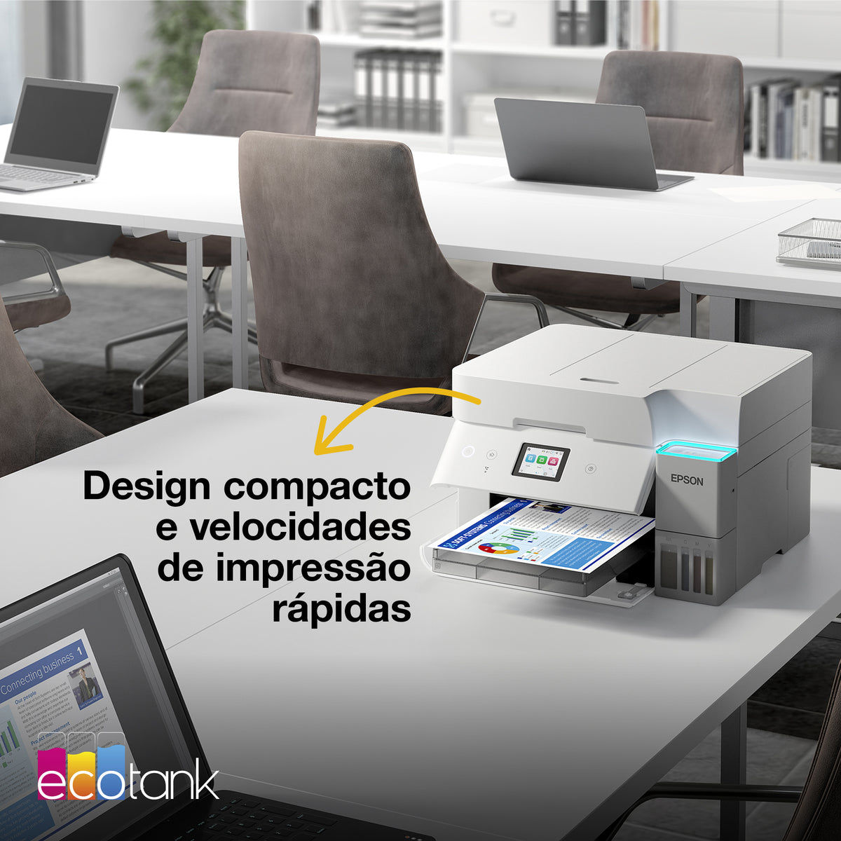Impressora multifunções Epson Ecotank ET-4956 Branco - imagem 9