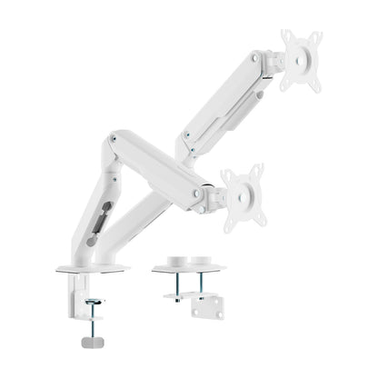 Suporte de mesa com contrapeso para 2 monitores Aisens DT32TSR-439/ giratório/ inclinável/ 9kg