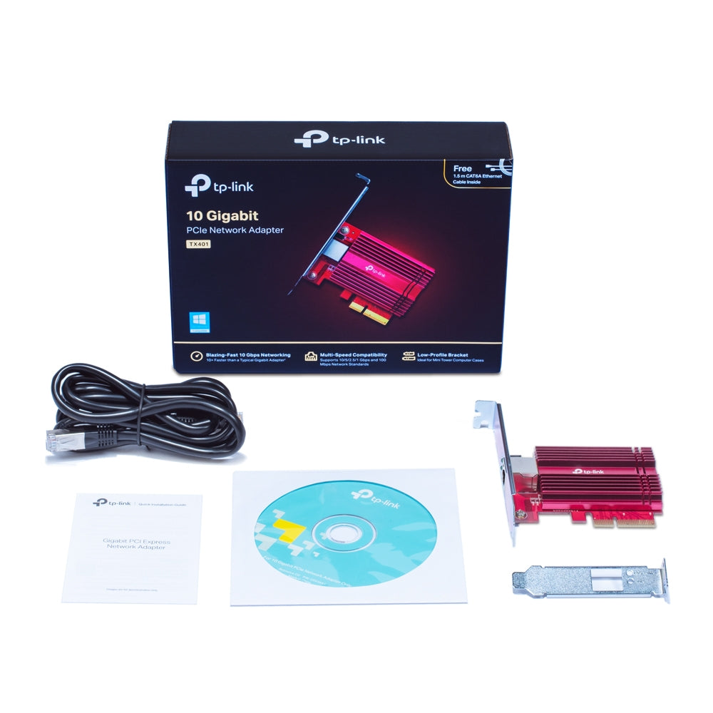 Adaptador de Rede TP-Link TX401 / TX401 vermelho - imagem 5