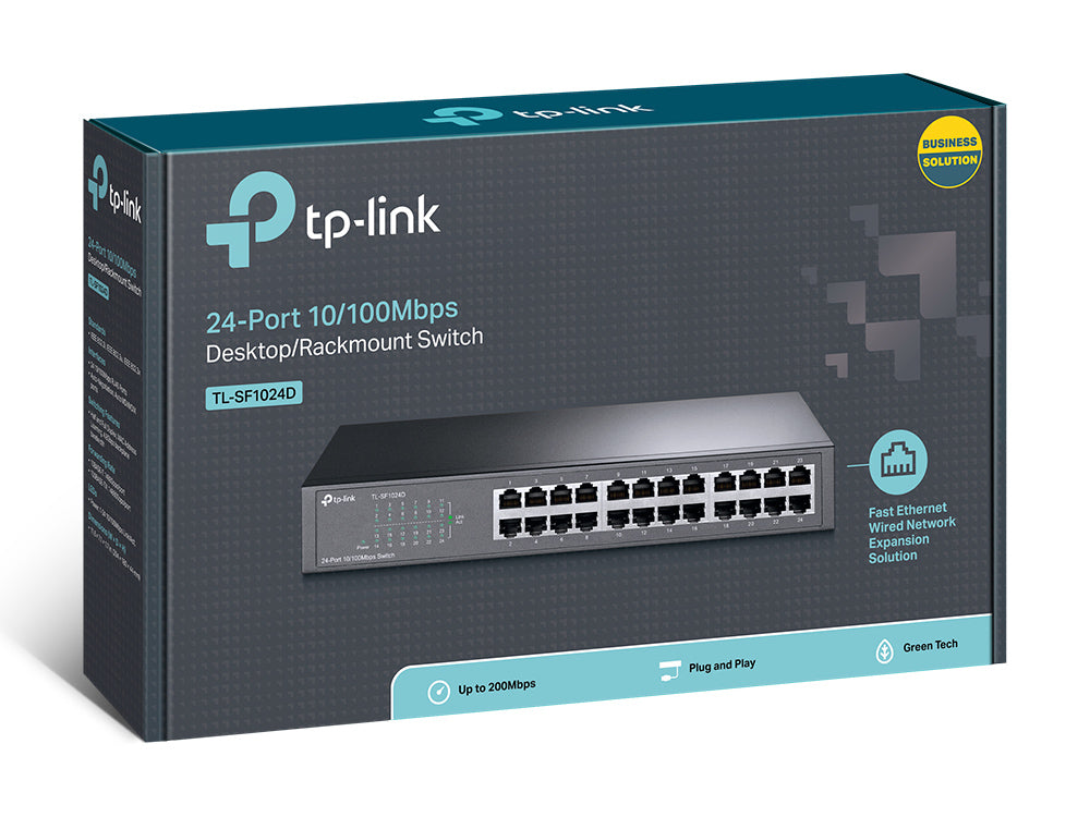 Switch de Rede TP-Link TL-SF1024D / TL-SF1024D cinzento - imagem 4