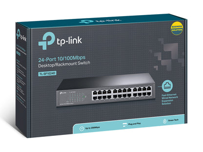 Switch de Rede TP-Link TL-SF1024D / TL-SF1024D cinzento - imagem 4