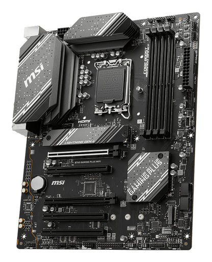Placa-mãe MSI B760 de jogos Plus Wifi / 7D98-007R preto - imagem 6