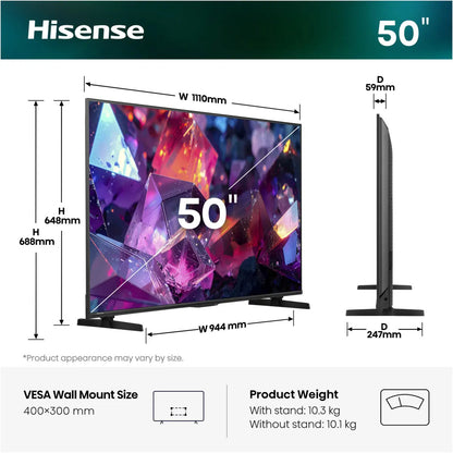 Televisão Hisense 50E7S - Hisense