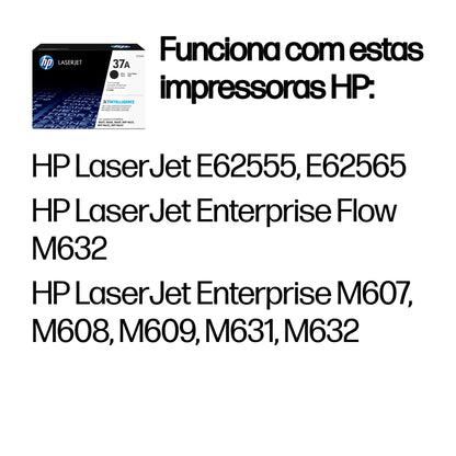 HP Toner 37A / CF237A preto - imagem 3