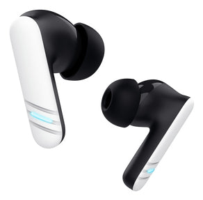 Auscultadores Bluetooth Trust GXT 409 Oxxie 25478 com caixa de carregamento/ autonomia 7h/ branco e preto