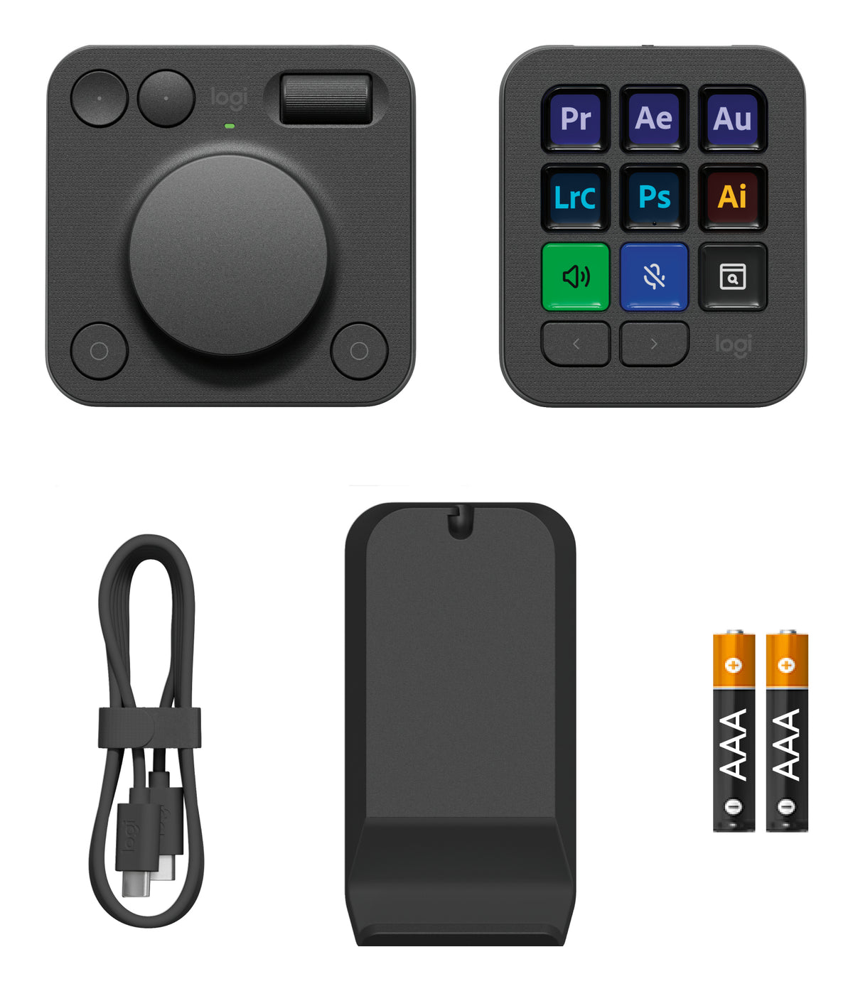 Comando de jogos Logitech MX Creative Console / 920-012931 Graphite - imagem 13