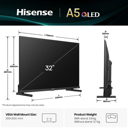 Televisão Hisense 32A5NQ - Hisense
