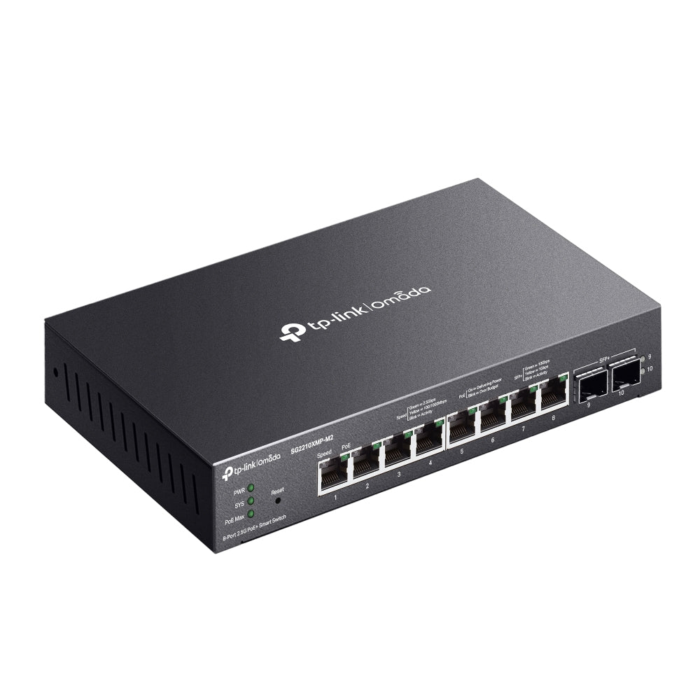Switch de Rede TP-Link SG2210XMP-M2 8x2,5Gb PoE+ 2xSFP+ - imagem 7