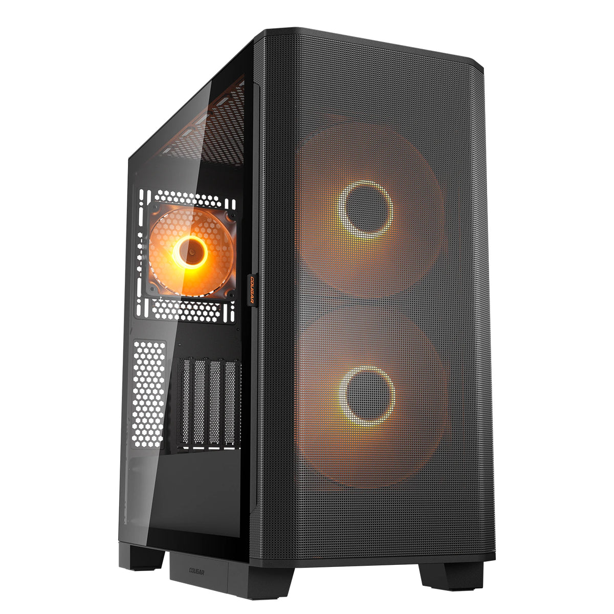Caixa de Computador Cougar Caja Semitorre Airface Flo RGB preto