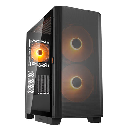 Caixa de Computador Cougar Caja Semitorre Airface Flo RGB preto