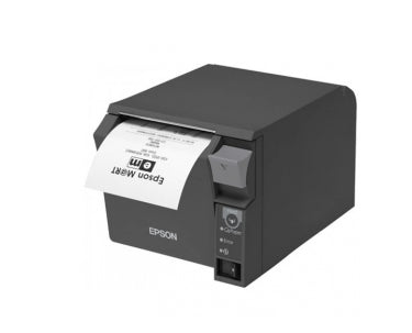 impressora de talões Epson TM-T70II/ Térmica/ largura papel 80mm/ USB-Ethernet/ preta