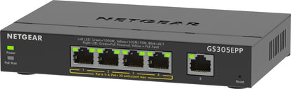 Switch Netgear GS305EP / GS305EPP-100PES preto - imagem 3