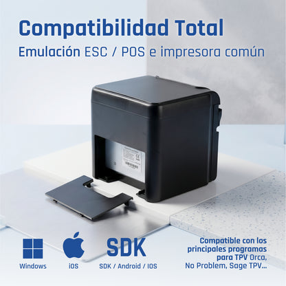 Impressora iggual Térmica TP9000 USB+RJ45+RJ45RS232 - imagem 11