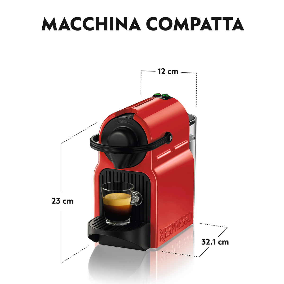 Máquina de Café Krups Nespresso Inissia / XN1005K vermelho - imagem 3
