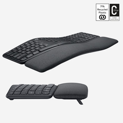 Teclado Logitech K860 Ergo / 920-010108 Graphite - imagem 4