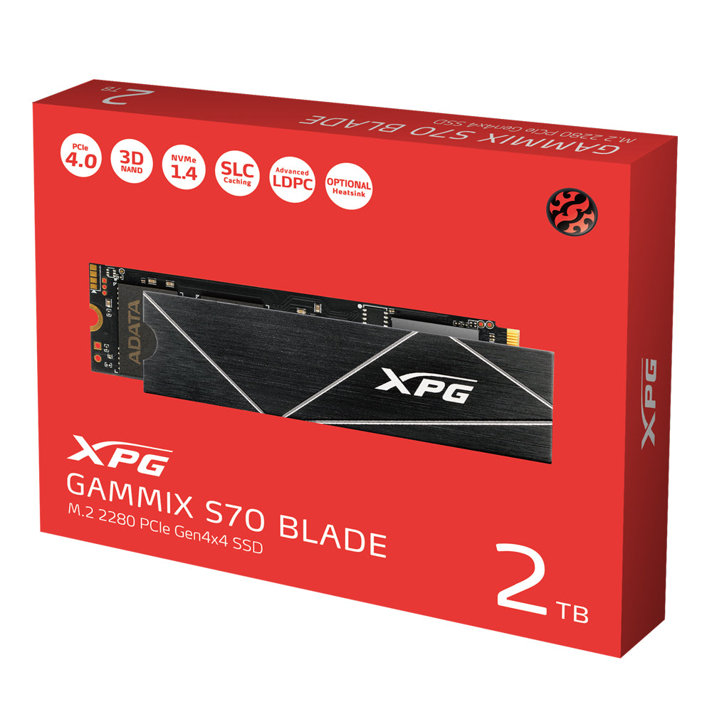 Disco SSD ADATA XPG GAMMIX S70 BLADE 2TB PCIe 4.0 NVMe - imagem 10