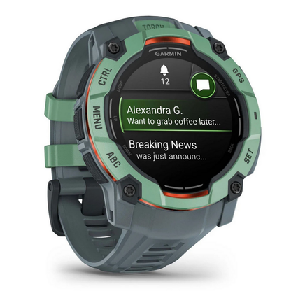 Garmin dispositivo vestível Instinct 3 50mm / 010-03020-01 Verde L