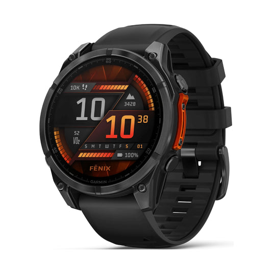 Watch Garmin Fenix 8 GPS 47mm Silicon Black Band - Black