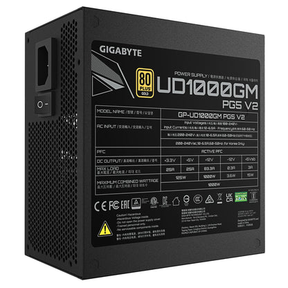 Fonte de Alimentação GIGABYTE UD1000GM PG5 V2 / GP-UD1000GM PG5 V2 preto - imagem 13