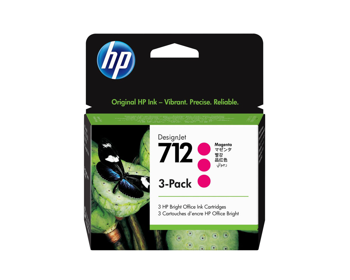 HP Ink 712 / 3ED78A Magenta 3-Pack - imagem 2