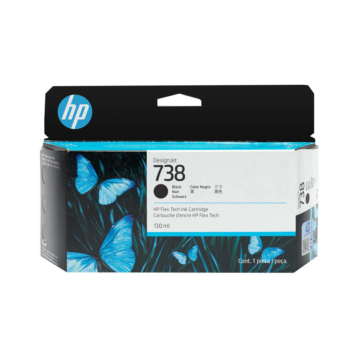 HP Ink 738 / 498N4A preto Standard - imagem 2