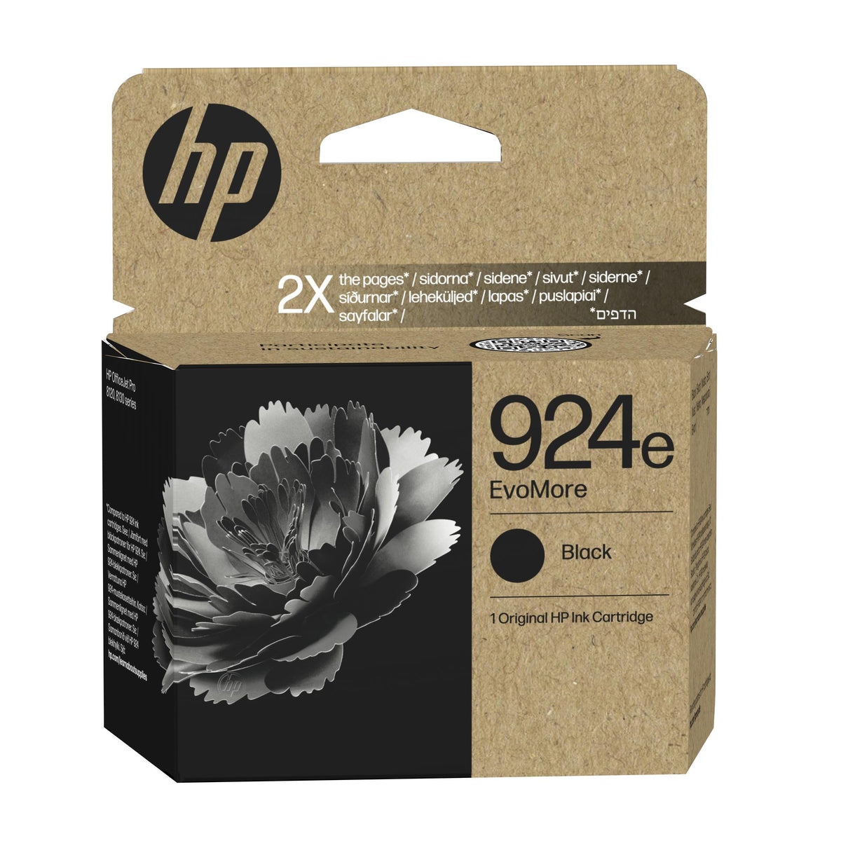 HP Ink 924E / 4K0V0NE preto XL - imagem 2