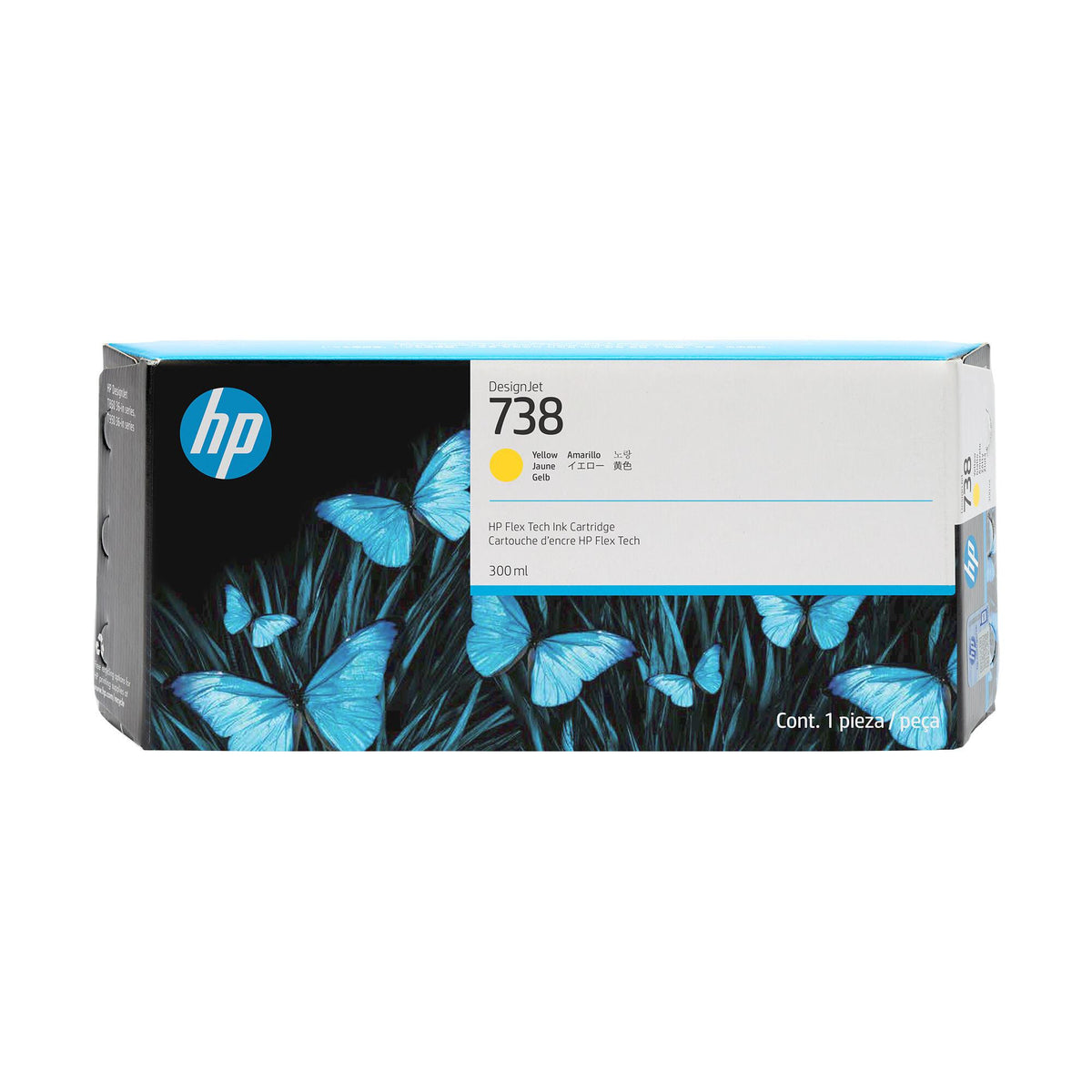 HP Ink 738XL / 676M8A amarelo XL - imagem 4