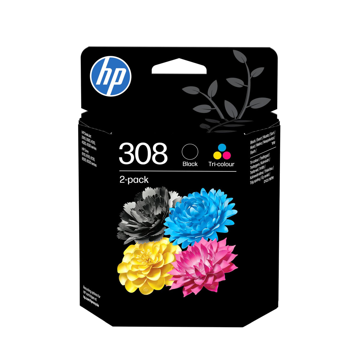 HP Ink 308 / 6L6S6UE BK,C,M,e conjunto de 2 - imagem 2