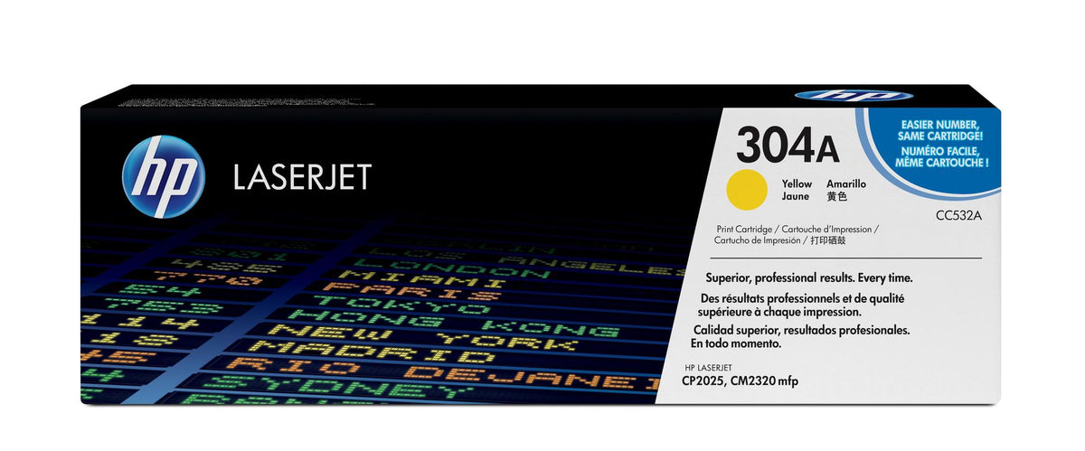 HP Toner 304A / CC532A amarelo Standard - imagem 2