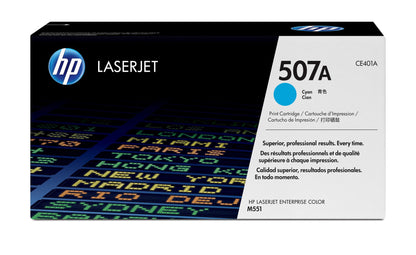 HP Toner 507A / CE401A Cyan Standard - imagem 2