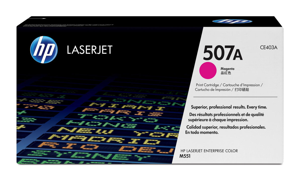 HP Toner 507A / CE403A Magenta Standard - imagem 2