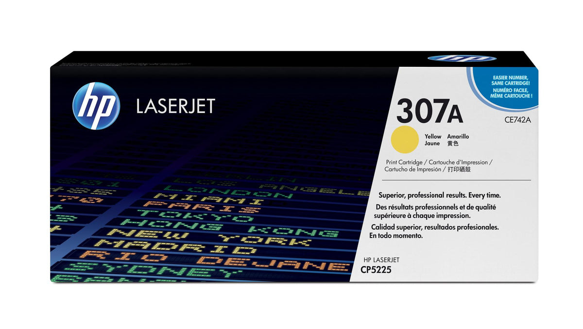 HP Toner 307A / CE742A amarelo Standard - imagem 2