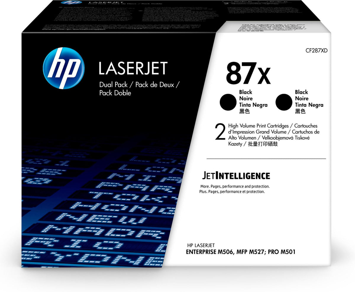 HP Toner 87X / CF287XD preto XL conjunto de 2 - imagem 2