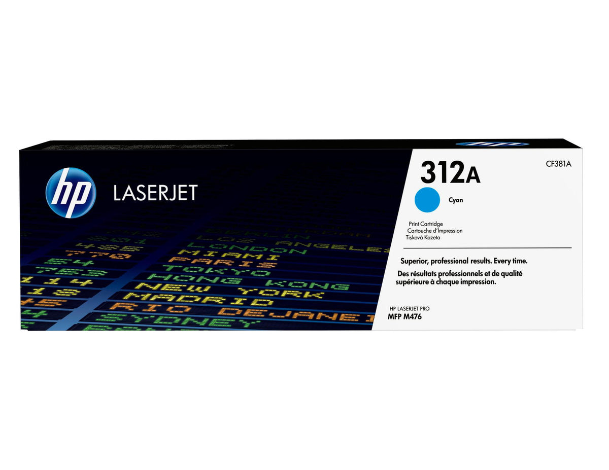 HP Toner 312A / CF381A Cyan Standard - imagem 2