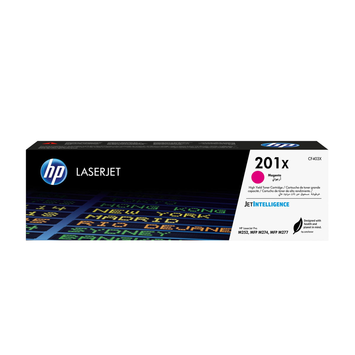 HP Toner 201X / CF403X Magenta XL - imagem 2