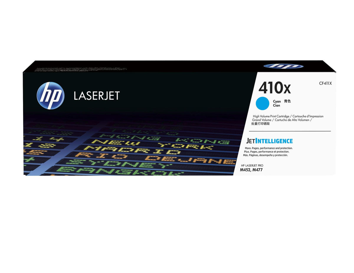 HP Toner 410X / CF411X Cyan XL - imagem 2