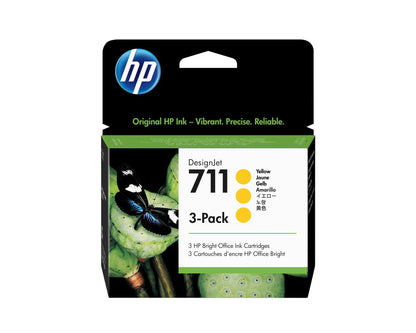 HP Ink 711 / CZ136A amarelo 3-Pack - imagem 2