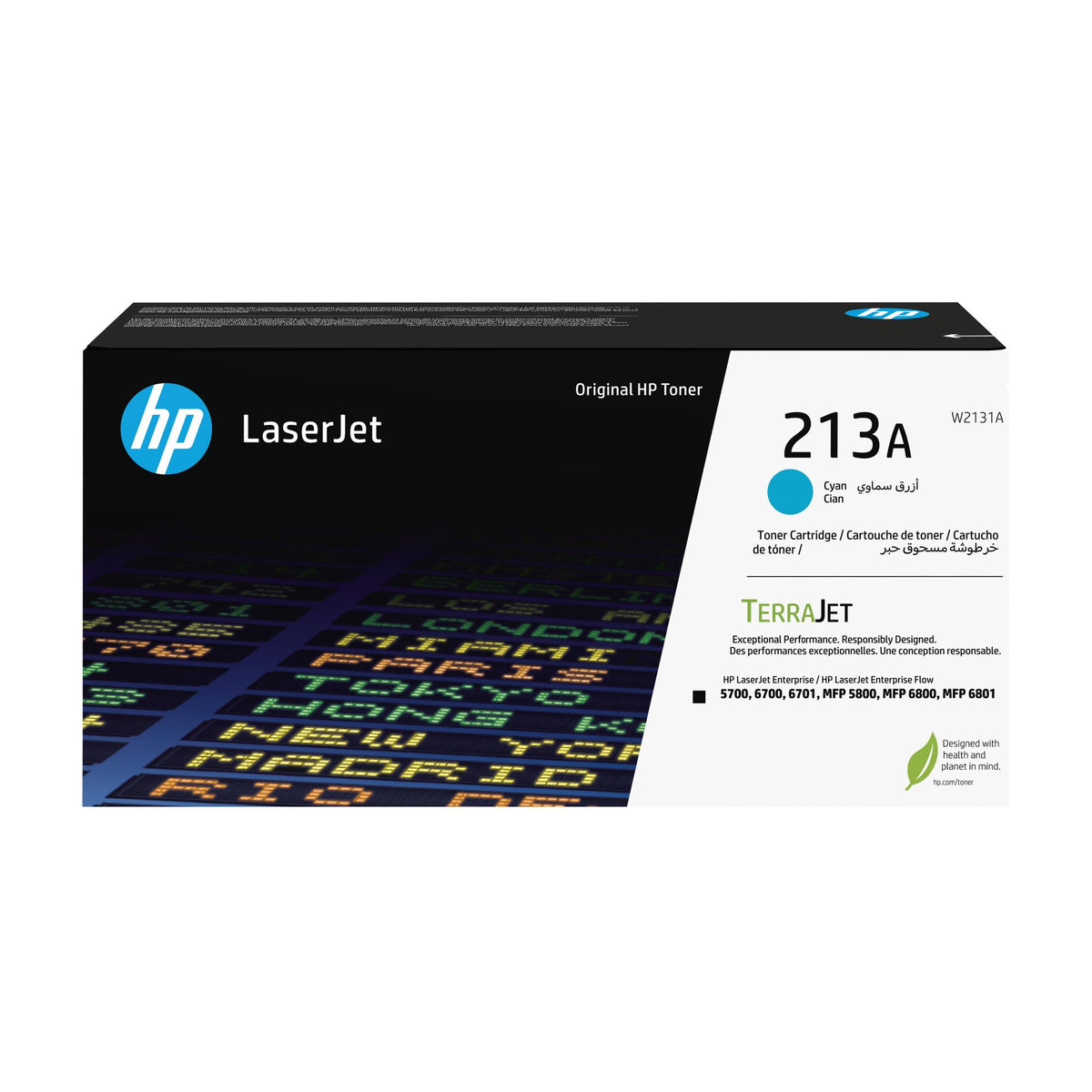 HP Toner 213A / W2131A Cyan Standard - imagem 2