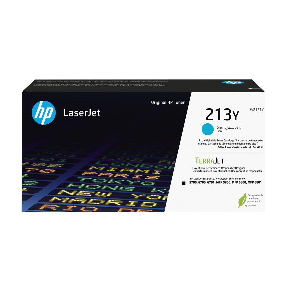 HP Toner 213Y / W2131Y Cyan - imagem 2
