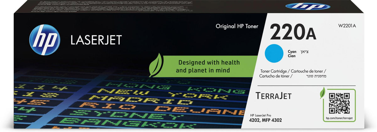 HP Toner 220A / W2201A Cyan - imagem 2