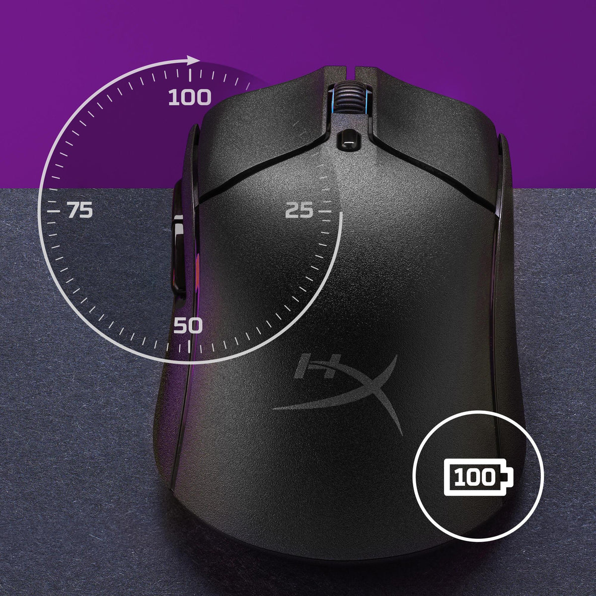Rato HyperX Pulsefire Haste 2 / 6N0B0AA preto - imagem 22
