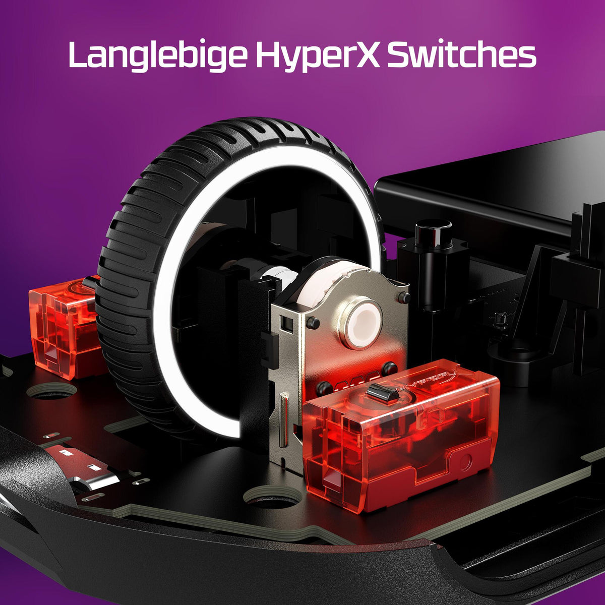 Rato HyperX Pulsefire Haste 2 / 6N0B0AA preto - imagem 19