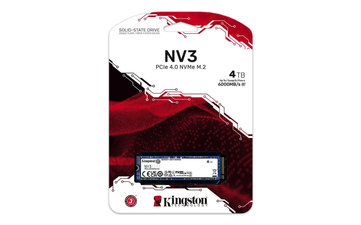 Disco SSD Kingston M.2 NV3 M.2 2280 4TB / SNV3S/4000G - imagem 6