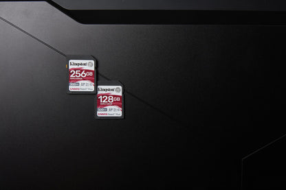 Cartão de Memória Kingston Cartão SD Canvas React Plus 256GB V90 / SDR2/256GB preto - imagem 12